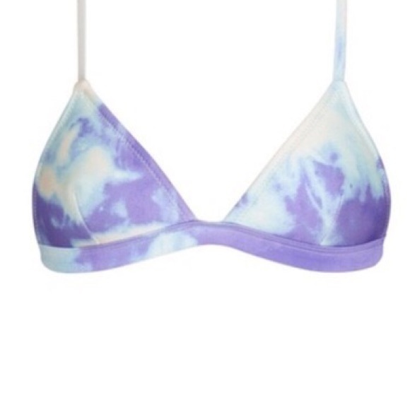 triangl swimwear Other - blue tie dye triangl bikini top size large